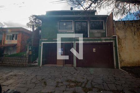 Fachada e Placa de casa à venda com 3 quartos, 280m² em Tristeza, Porto Alegre