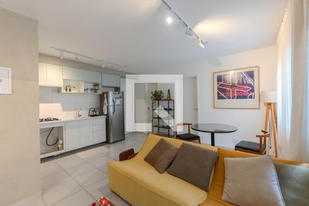 Sala de apartamento para alugar com 1 quarto, 46m² em Bela Vista, São Paulo