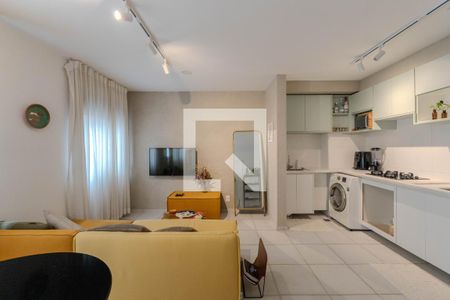 Sala de apartamento para alugar com 1 quarto, 46m² em Bela Vista, São Paulo