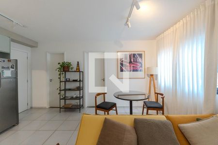 Sala de apartamento para alugar com 1 quarto, 46m² em Bela Vista, São Paulo