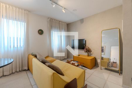 Sala de apartamento para alugar com 1 quarto, 46m² em Bela Vista, São Paulo
