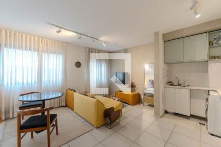 Sala de apartamento para alugar com 1 quarto, 46m² em Bela Vista, São Paulo