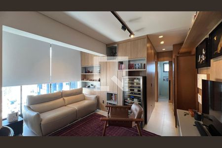 Sala de apartamento à venda com 1 quarto, 43m² em Pinheiros, São Paulo
