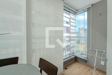Varanda de apartamento para alugar com 1 quarto, 31m² em Bela Vista, São Paulo