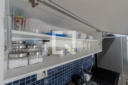 Cozinha de apartamento para alugar com 1 quarto, 31m² em Bela Vista, São Paulo