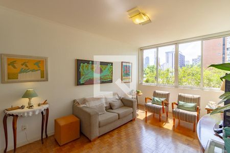 Sala de apartamento à venda com 3 quartos, 140m² em Jardim das Bandeiras, São Paulo