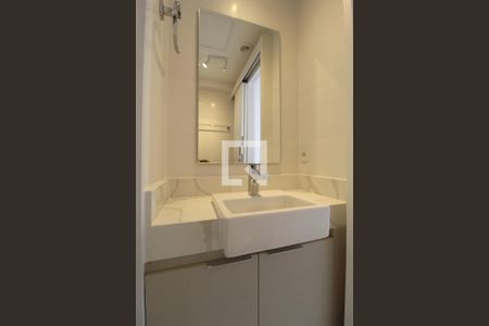 Banheiro da Suíte de kitnet/studio para alugar com 1 quarto, 22m² em Itaim Bibi, São Paulo