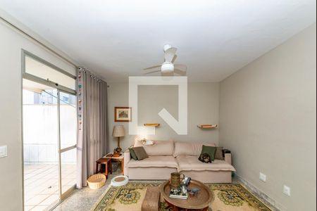 Sala 2 de apartamento à venda com 4 quartos, 210m² em Santo Antônio, Belo Horizonte