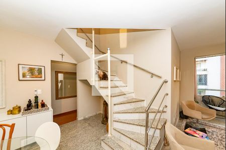 Sala 1 de apartamento à venda com 4 quartos, 210m² em Santo Antônio, Belo Horizonte