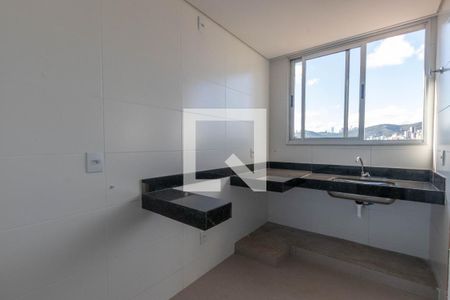 Cozinha de apartamento à venda com 3 quartos, 133m² em Havaí, Belo Horizonte