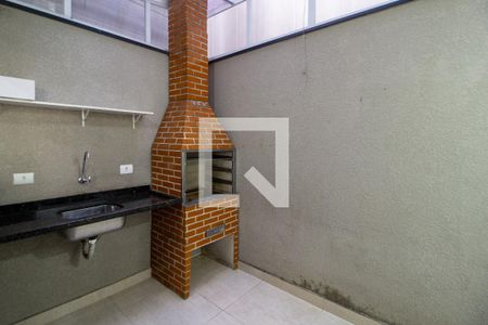 Área comum - Churrasqueira de casa de condomínio para alugar com 2 quartos, 77m² em Chácaras Reunidas São Jorge, Sorocaba