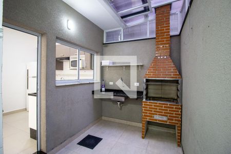 Área comum - Churrasqueira de casa de condomínio para alugar com 2 quartos, 77m² em Chácaras Reunidas São Jorge, Sorocaba