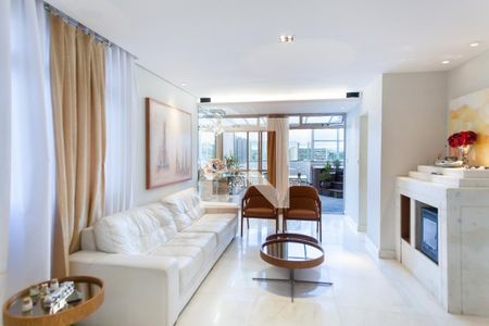 sala de apartamento à venda com 3 quartos, 170m² em Vale do Sereno, Nova Lima