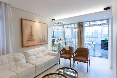 sala de apartamento à venda com 3 quartos, 170m² em Vale do Sereno, Nova Lima