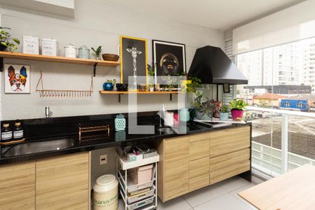 Sala/Cozinha de apartamento à venda com 1 quarto, 47m² em Moema, São Paulo