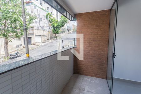 Varanda da Sala de apartamento à venda com 3 quartos, 115m² em Gutierrez, Belo Horizonte