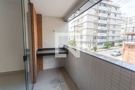 Varanda da Sala de apartamento à venda com 3 quartos, 115m² em Gutierrez, Belo Horizonte