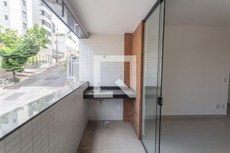 Varanda da Sala de apartamento à venda com 3 quartos, 88m² em Gutierrez, Belo Horizonte