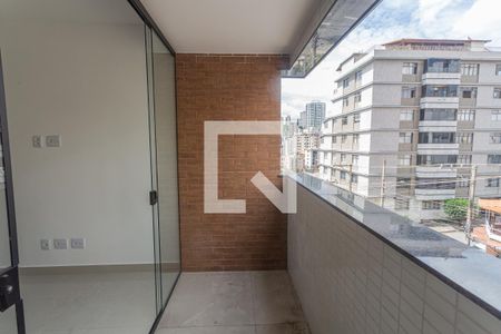 Varanda da Sala de apartamento à venda com 3 quartos, 88m² em Gutierrez, Belo Horizonte