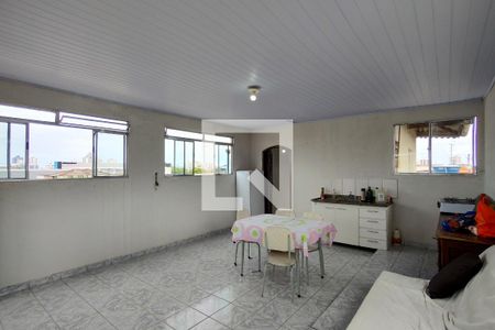 Sala/ Cozinha de casa para alugar com 1 quarto, 70m² em Vila Caiçara, Praia Grande
