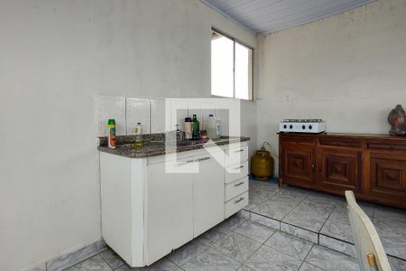 Sala/ Cozinha de casa para alugar com 1 quarto, 70m² em Vila Caiçara, Praia Grande