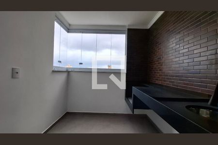 Varanda gourmet de apartamento à venda com 2 quartos, 58m² em Jardim, Santo André