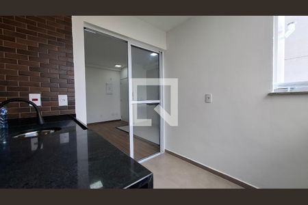 Varanda gourmet de apartamento à venda com 2 quartos, 58m² em Jardim, Santo André