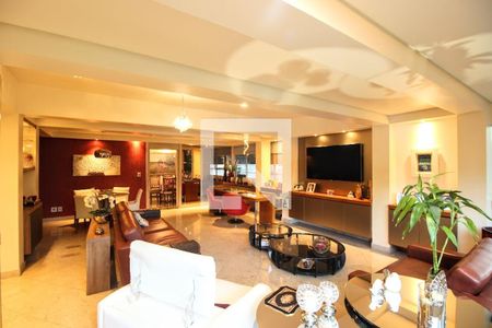 Sala de apartamento à venda com 4 quartos, 214m² em Carmo, Belo Horizonte