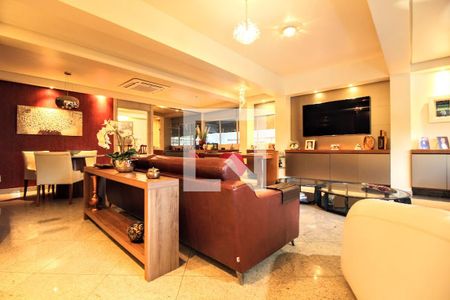 Sala de apartamento à venda com 4 quartos, 214m² em Carmo, Belo Horizonte