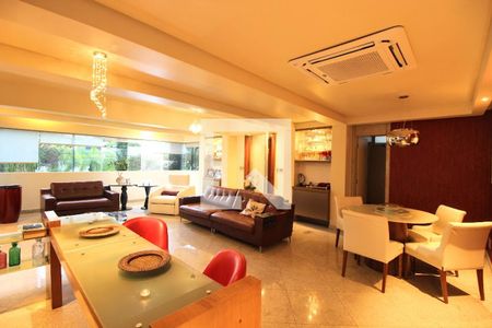 Sala de apartamento à venda com 4 quartos, 214m² em Carmo, Belo Horizonte