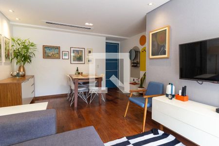 Sala  de apartamento à venda com 3 quartos, 102m² em Vila Ipojuca, São Paulo