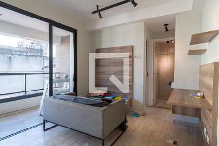 Sala de apartamento à venda com 1 quarto, 40m² em Consolação, São Paulo