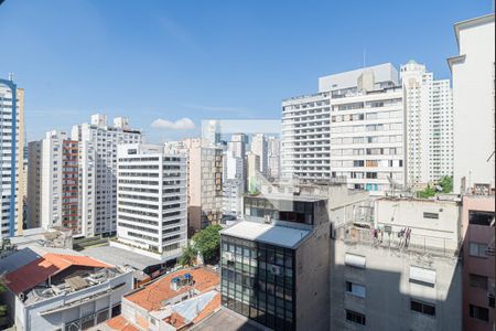 Vista da Varanda da Sala de apartamento à venda com 1 quarto, 40m² em Consolação, São Paulo