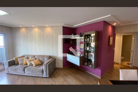 Sala  de apartamento à venda com 3 quartos, 134m² em Vila Assunção, Santo André