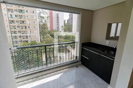 Varanda da Sala de apartamento para alugar com 2 quartos, 64m² em Vila Suzana, São Paulo