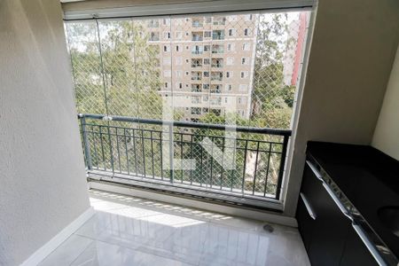Varanda da Sala de apartamento para alugar com 2 quartos, 64m² em Vila Suzana, São Paulo