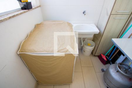 Área de serviço/Espaço gourmet de apartamento à venda com 2 quartos, 100m² em Vila América, Santo André
