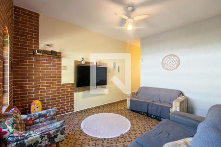 Sala de casa para alugar com 2 quartos, 102m² em Jardim Imperador, Praia Grande