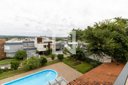 Vista da Suíte de casa de condomínio à venda com 4 quartos, 455m² em Hípica, Porto Alegre