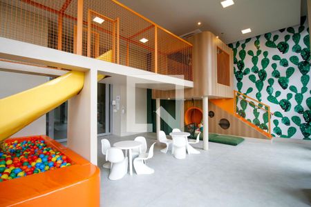 Área Comum - Brinquedoteca de kitnet/studio à venda com 1 quarto, 31m² em Cerqueira César, São Paulo