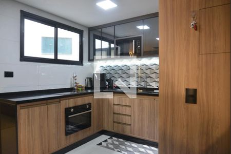 Cozinha de apartamento à venda com 2 quartos, 117m² em Campestre, Santo André