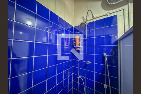 Banheiro de kitnet/studio para alugar com 1 quarto, 25m² em Laranjeiras, Rio de Janeiro