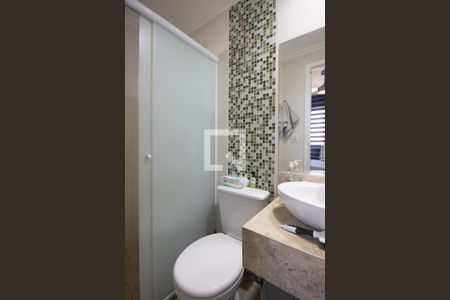 Banheiro da Suíte de apartamento à venda com 3 quartos, 74m² em Vila Gustavo, São Paulo