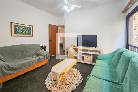 Sala de apartamento para alugar com 3 quartos, 70m² em Tortuga, Guarujá