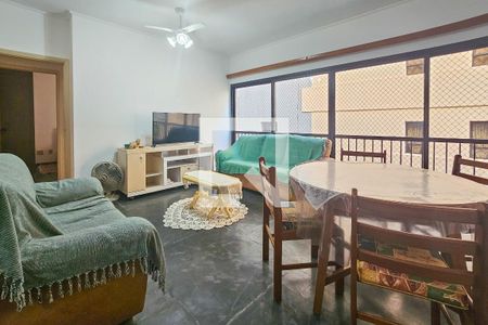 Sala de apartamento para alugar com 3 quartos, 70m² em Tortuga, Guarujá