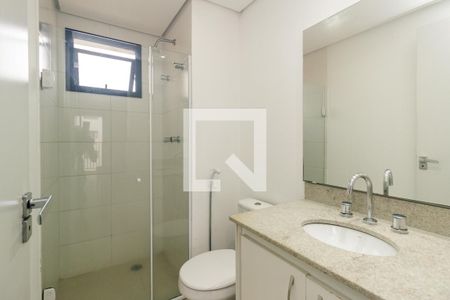 Banheiro de kitnet/studio para alugar com 1 quarto, 41m² em Santa Ifigênia, São Paulo