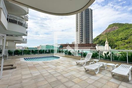 Área comum - Piscina de apartamento para alugar com 2 quartos, 96m² em Botafogo, Rio de Janeiro