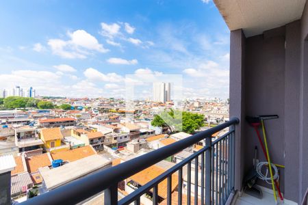 Varanda da Sala de apartamento para alugar com 1 quarto, 28m² em Vila Tolstoi, São Paulo