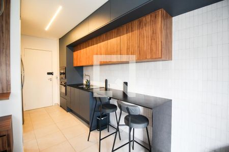 Cozinha de kitnet/studio para alugar com 1 quarto, 27m² em Vila Olímpia, São Paulo