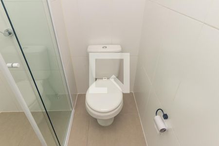 Banheiro de kitnet/studio à venda com 1 quarto, 27m² em Vila Buarque, São Paulo